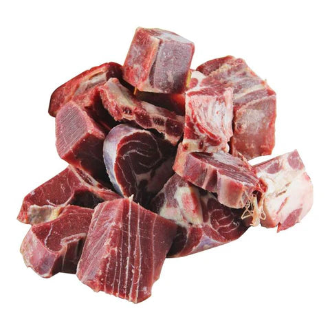 Lamb leg cubes (bone in) (5lb)